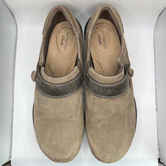 Women’s Clarks Roseville Dot Slip-On Shoes Size 10 - Picture 3 of 10